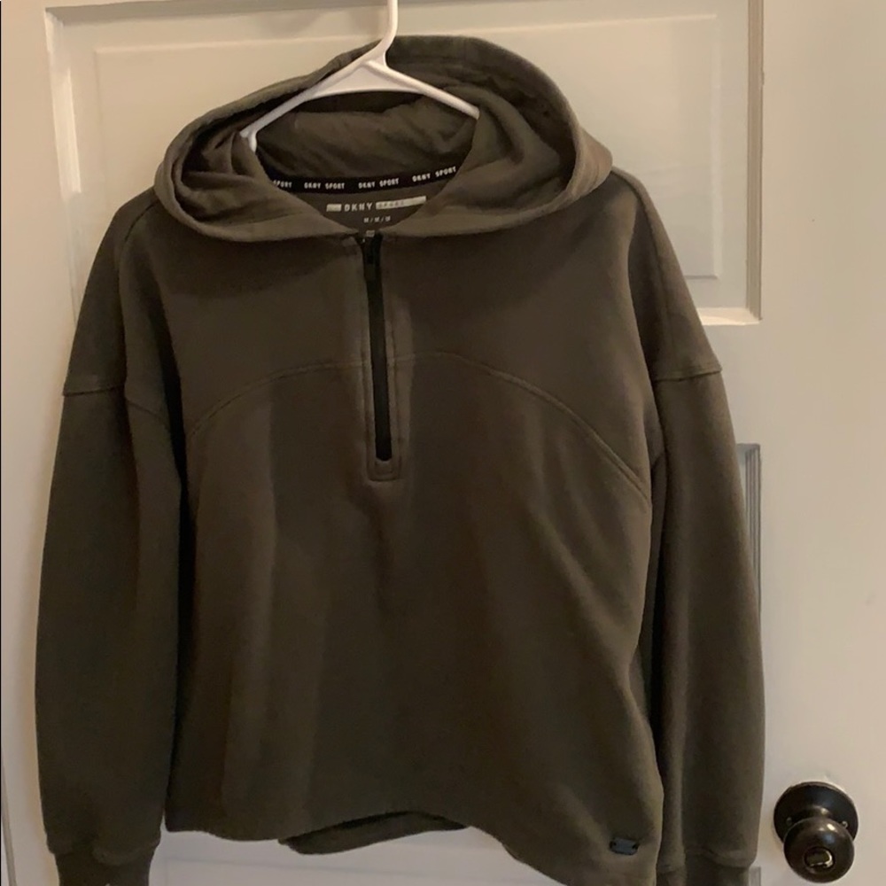 DKNY SPORT CROP HOODIE